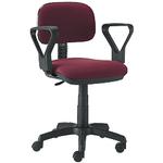 GAS Lift Typist Chair-Burgundy