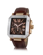 Gc SE-2 Series - Mens Brown Rose Gold Plated