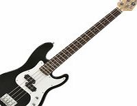 Gear4Music 3/4 LA Bass Guitar by Gear4music Black - Nearly