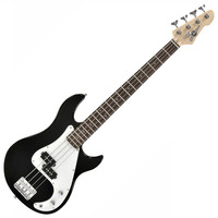 3/4 LA Bass Guitar by Gear4music Black