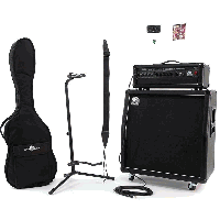 Gear4music 60 Watt White Horse Amp and Accessory Pack