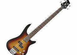 Chicago Bass Guitar by Gear4music Sunburst