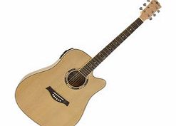 Deluxe Dreadnought Electro Acoustic Guitar Birds