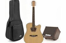 Deluxe Dreadnought Guitar and 30w SubZero Amp