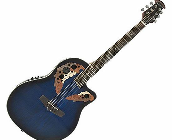 Deluxe Roundback Electro Acoustic Guitar by