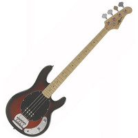 Gear4Music Electric G-4MM Bass Guitar Two Tone Burst