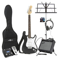 Electric-ST Guitar Black Christmas Multi FX Pack