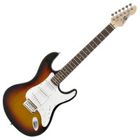 Electric-ST Guitar by Gear4music SUNBURST