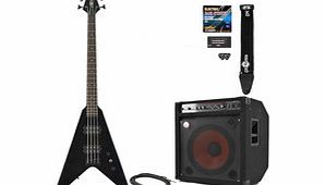 Gear4Music Houston Bass Guitar   150W Power Pack