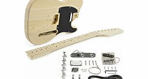 Gear4Music Knoxville Electric Guitar DIY Kit Ash Body