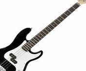 Gear4Music LA Bass Guitar by Gear4music Black - Ex Demo