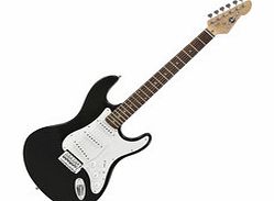 Gear4Music LA Electric Guitar by Gear4music Black - Ex Demo