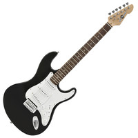 Gear4Music LA Electric Guitar by Gear4music Black