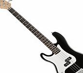 Gear4Music LA Left Handed Bass Guitar by Gear4music Black