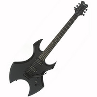 Gear4Music Metal X Electric Guitar by Gear4music Black