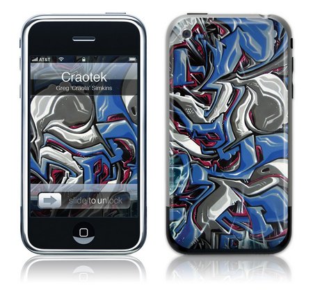 Gelaskins iPhone 1st Gen GelaSkin Craotek by Greg Craola