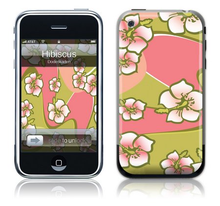 Gelaskins iPhone 1st Gen GelaSkin Hibiscus by Dodeskaden