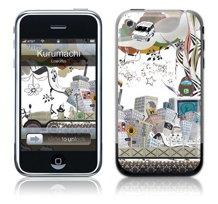 Gelaskins iPhone 1st Gen GelaSkin Kurumachi by Loworks