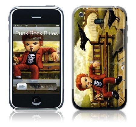 Gelaskins iPhone 1st Gen GelaSkin Punk Rock Blues by Bob Dob