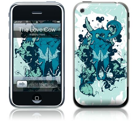 Gelaskins iPhone 1st Gen GelaSkin The Love Cow by Anthony