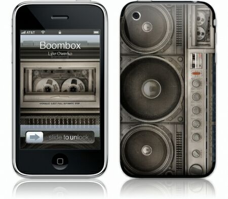 Gelaskins iPhone 3G 2nd Gen GelaSkin Boombox by Lyle Owerko