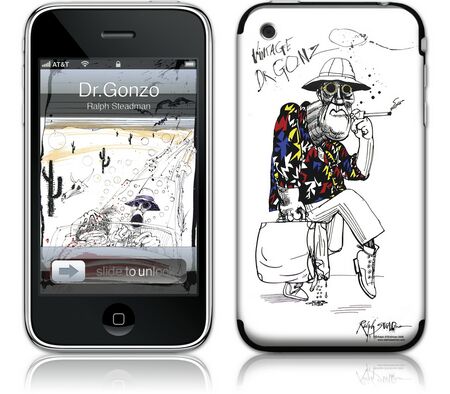 Gelaskins iPhone 3G 2nd Gen GelaSkin Dr. Gonzo by Ralph