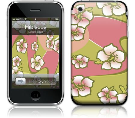 Gelaskins iPhone 3G 2nd Gen GelaSkin Hibiscus by Dodeskaden