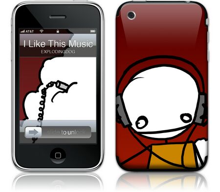 Gelaskins iPhone 3G 2nd Gen GelaSkin I Like This Music by