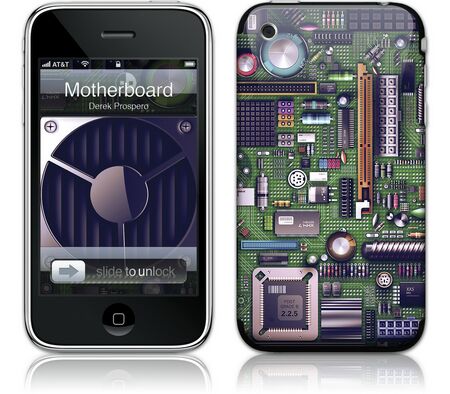 Gelaskins iPhone 3G 2nd Gen GelaSkin Motherboard by Derek