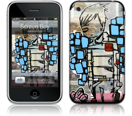 Gelaskins iPhone 3G 2nd Gen GelaSkin Screenboy by Aaron