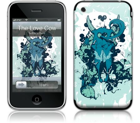 Gelaskins iPhone 3G 2nd Gen GelaSkin The Love Cow by