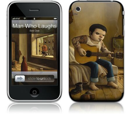 Gelaskins iPhone 3G 2nd Gen GelaSkin The Man Who Laughs by