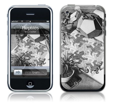 GelaSkins iPhone GelaSkin Reptiles by MC Escher