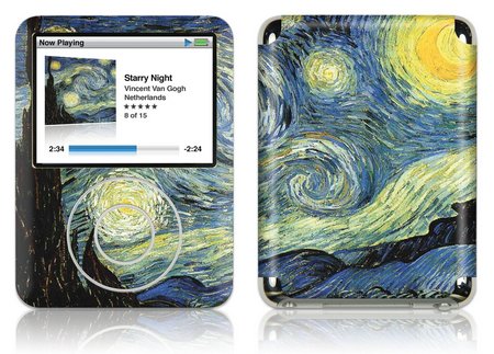 GelaSkins iPod 3rd Nano Video GelaSkin Starry Night by