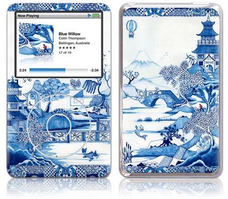 Gelaskins iPod Classic GelaSkin Blue Willow by Colin