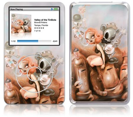 GelaSkins iPod Classic GelaSkin Valley of the Tinbots by