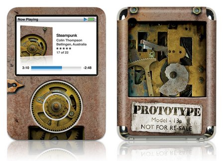 Gelaskins iPod Nano 3rd Gen GelaSkin Steampunk by Colin