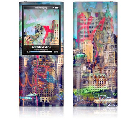 Gelaskins iPod Nano 4th Gen GelaSkin Graffiti Skyline by