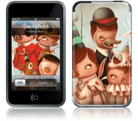 Gelaskins iPod Touch 1st Gen GelaSkin Swindlers by Kathie