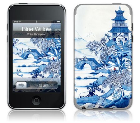 Gelaskins iPod Touch 2nd Gen GelaSkin Blue Willow by Colin