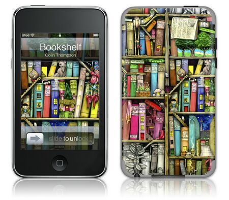 Gelaskins iPod Touch 2nd Gen GelaSkin Bookshelf by Colin