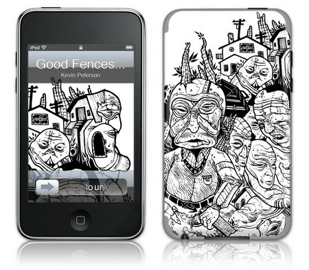 Gelaskins iPod Touch 2nd Gen GelaSkin Good Fences Make