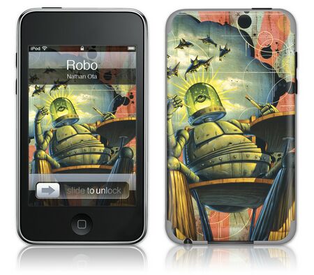 Gelaskins iPod Touch 2nd Gen GelaSkin Robo by Nathan Ota