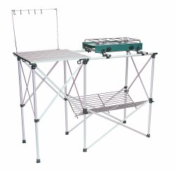 GELERT Aluminium Camping Kitchen Stand