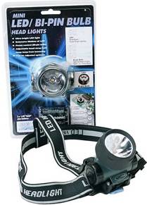 GELERT Mini LED Bi-Pin Headlight