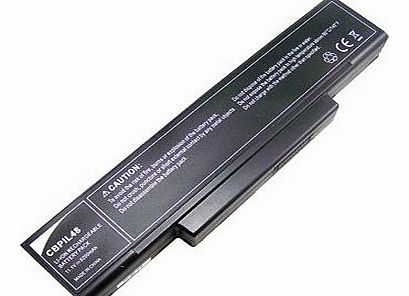 Generic 11.1V 4400mAh 6 CELL Replcement Laptop Battery M740BAT-6 for Clevo M73XSR M74X M76X M77X W76X series, Nexoc Osiris E623; Chiligreen Mobilitas MQ