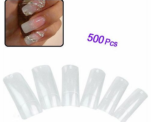 500 French Acrylic Artificial Full False Nail Art Tips (Natural)