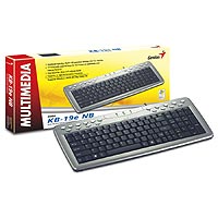 Genius KB-19E NB PS2 Slim Multimedia Keyboard