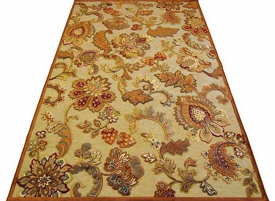 Genova Marseille Floral Chenille Runner -