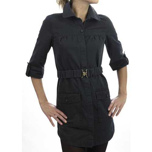 Ladies Gentle Fawn Artist Shirt Dress Navy